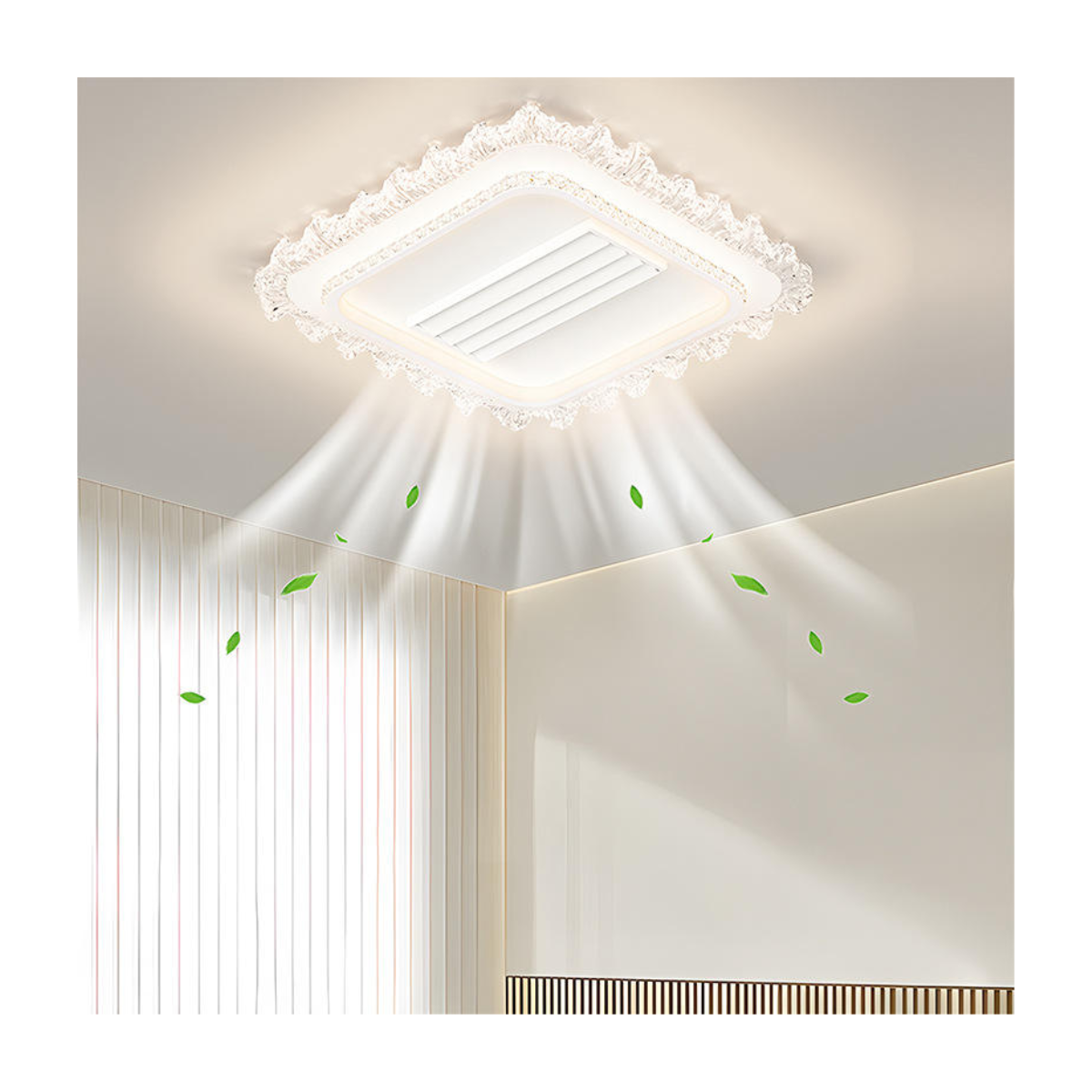 Rococo Frost Fan Light